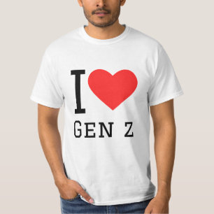 I kärlek gen z t shirt