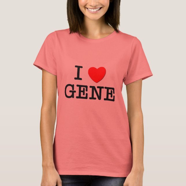 I Kärlek Gene Tee (Framsida)