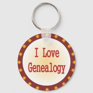 I Kärlek Genealogy Nyckelring