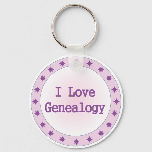 I Kärlek Genealogy Nyckelring (Framsida)