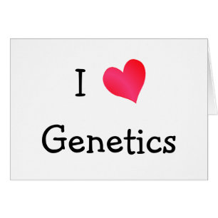 I Kärlek Genetics Hälsningskort