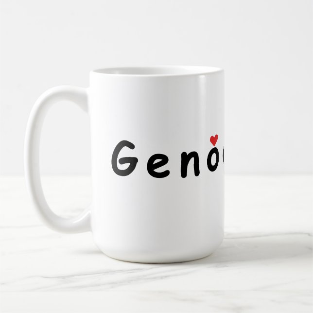 I kärlek Genoa Kaffemugg (Vänster)