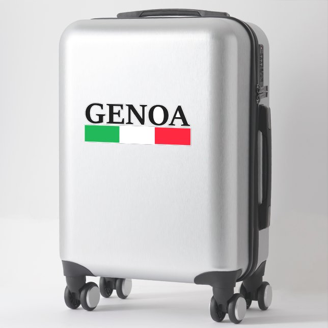 I kärlek Genoa Klistermärken (Resväska)