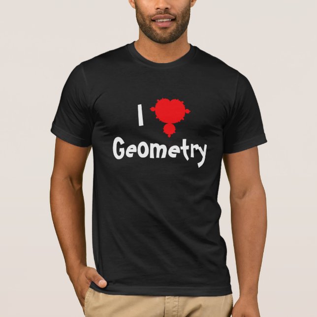 I Kärlek Geometry T-Shirt (Framsida)