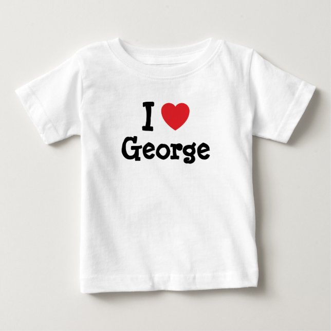 I kärlek George hjärta T-Shirt (Framsida)