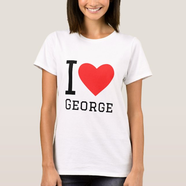 I kärlek george t shirt (Framsida)