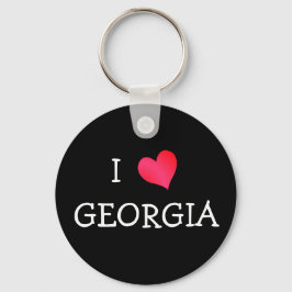 I Kärlek Georgia Nyckelring