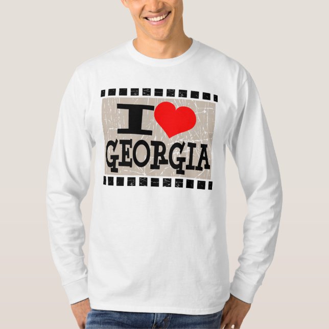 I kärlek Georgia T Shirt (Framsida)