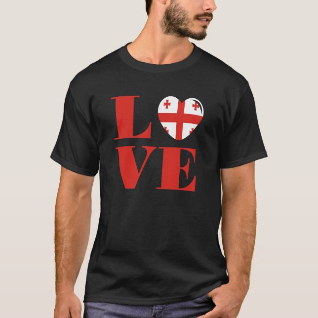 I kärlek Georgia T Shirt (Framsida)