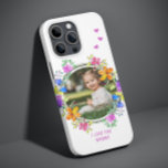 I KÄRLEK GER DU FOTOfärgfull Blommigt Modern<br><div class="desc">I KÄRLEK ÄR DU GRANNY Photo Colorful Blommigt Modern Smartphone iphone case med ditt favoritfoto omgivet av en blommigt med färgstarka vattenfärgblommor. Personlig med din text, till exempel "I kärlek you farmy" i den moderna elegantens kalligrafi-skript. Perfekt för födelsedag, jul, Mors dag, morföräldrar och så vidare. PHOTO TIP: centrera dina...</div>