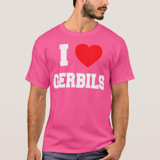 I Kärlek Gerbils T Shirt
