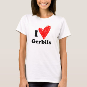 I kärlek Gerbils Tee Shirt