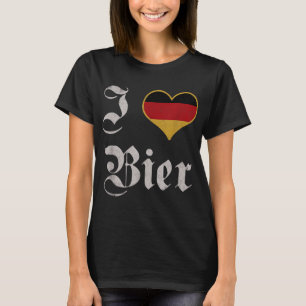 I Kärlek German Beer Oktoberfest München Drink Bie T Shirt
