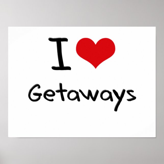 I Kärlek Getaways Poster (Framsidan)