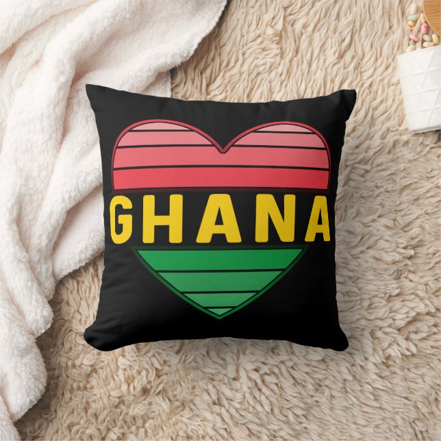 I Kärlek Ghana, Ghanaian Heart Kudde (Filt)