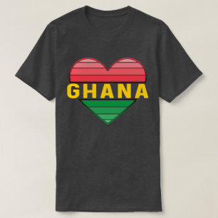 I Kärlek Ghana, Ghanaian Heart T Shirt