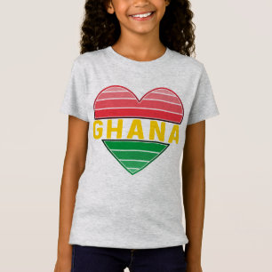I Kärlek Ghana, Ghanaian Heart T Shirt