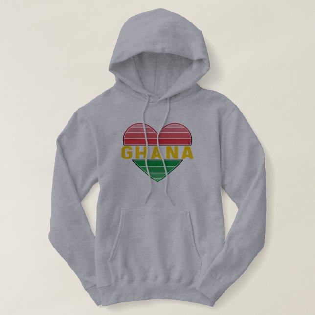 I Kärlek Ghana, Ghanaian Heart T Shirt (Design framsida)