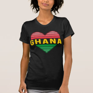 I Kärlek Ghana, Ghanaian Heart T Shirt