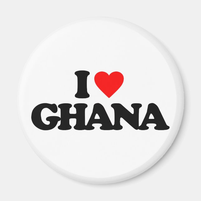 I KÄRLEK GHANA MAGNET (Framsidan)