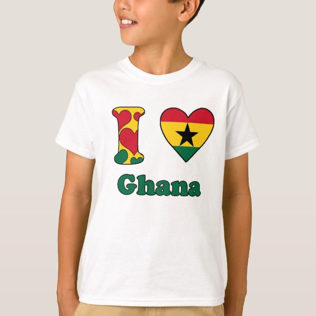 I kärlek Ghana T Shirt (Framsida)