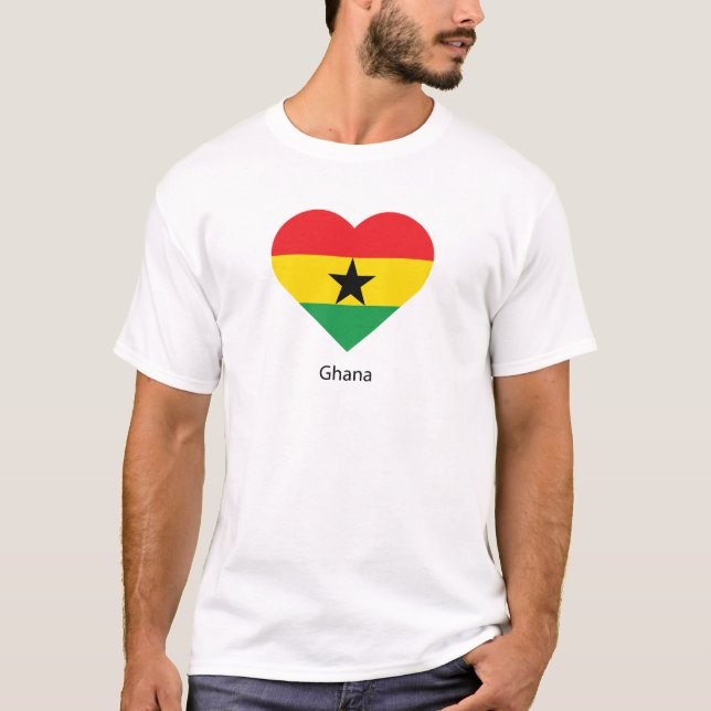 I Kärlek Ghana T Shirt (Framsida)