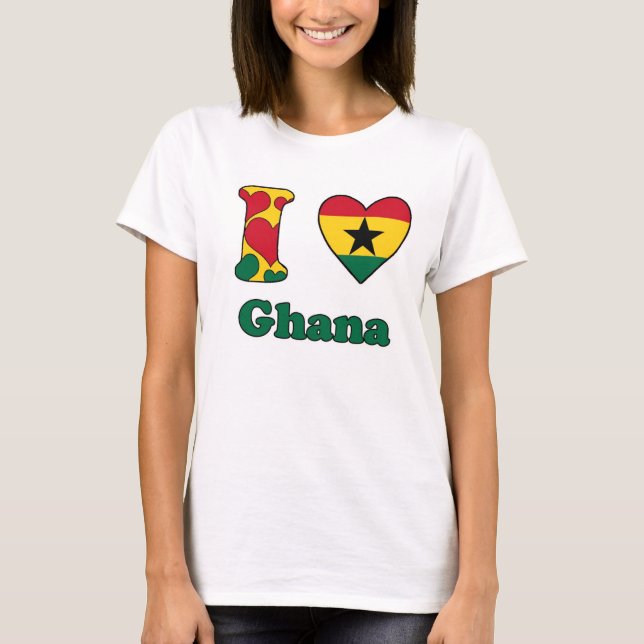 I kärlek Ghana Tee Shirt (Framsida)