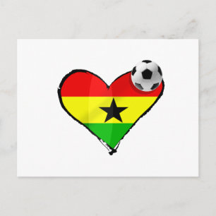 I kärlek Ghanas Black Stars - Ghana-gåvor Vykort