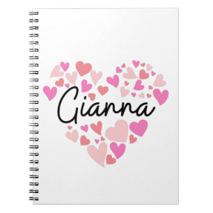 I kärlek Gianna Anteckningsbok