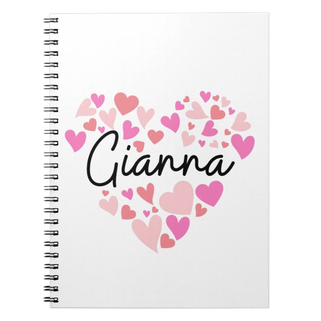 I kärlek Gianna Anteckningsbok (Framsidan)