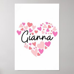 I kärlek Gianna Poster