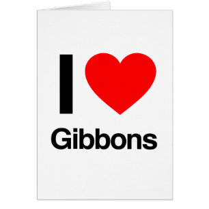 i kärlek gibbons hälsningskort
