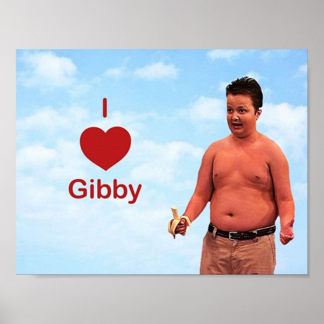 I kärlek Gibby Poster (Framsidan)