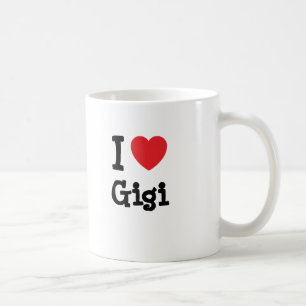 I kärlek Gigi hjärta T-Shirt Kaffemugg