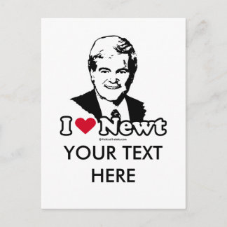 I Kärlek Gingrich Vykort