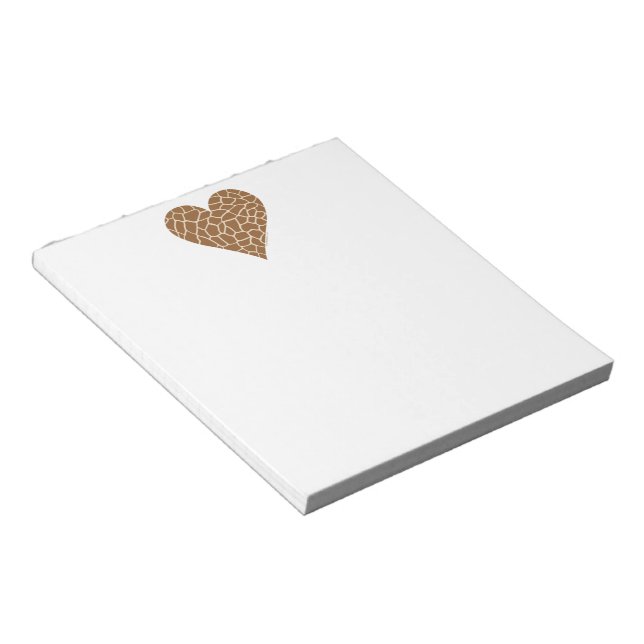 I Kärlek Giraffes Anteckningsblock (Vinklad)