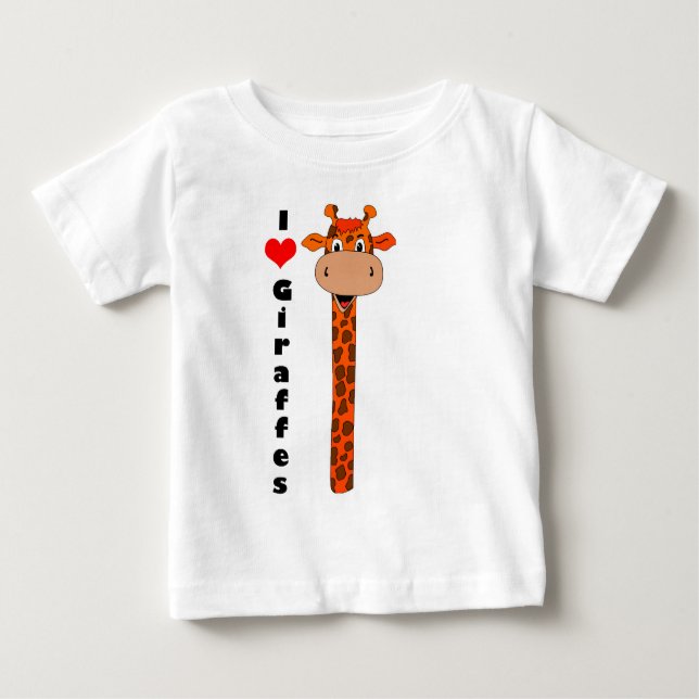 I kärlek giraffes t-shirt (Framsida)