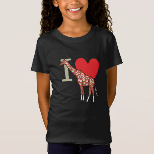 I Kärlek Giraffes T Shirt