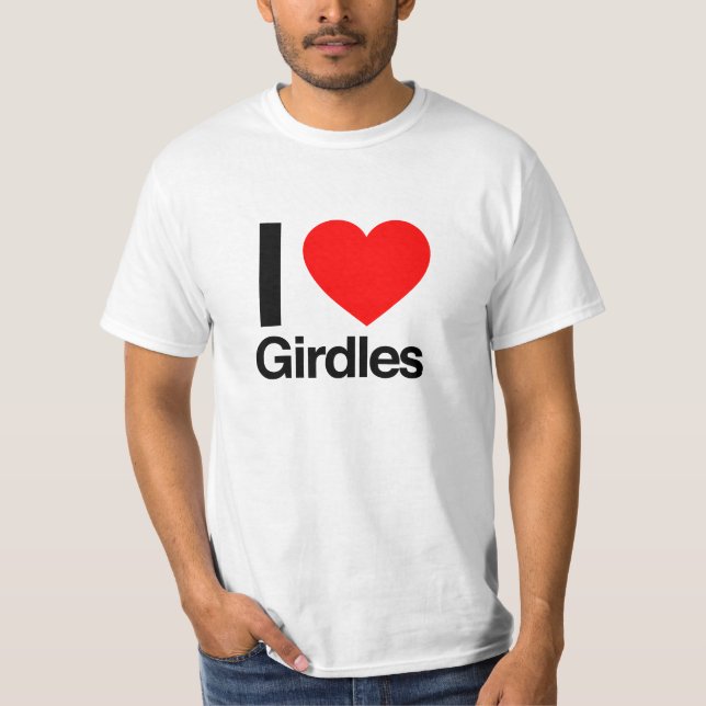 i kärlek girdles t-shirt (Framsida)