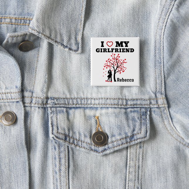 I Kärlek Girlkompis Knapp (In Situ)