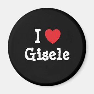 I kärlek Gisele hjärta T-Shirt Magnet