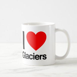 i kärlek glaciärer kaffemugg