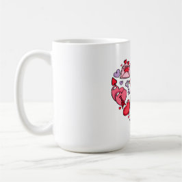 i kärlek Glad Alla hjärtans dag Kaffemugg