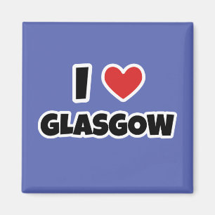 I kärlek Glasgow Magnet