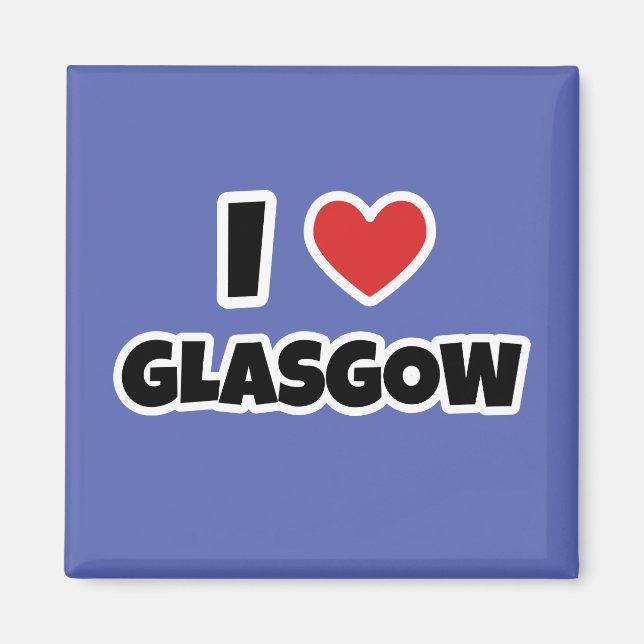 I kärlek Glasgow Magnet (Framsidan)