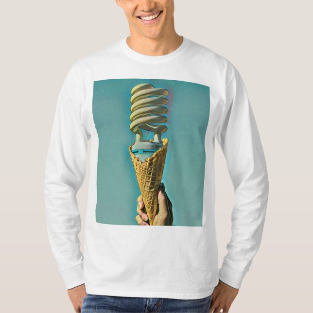 I kärlek glass-konst t shirt (Framsida)