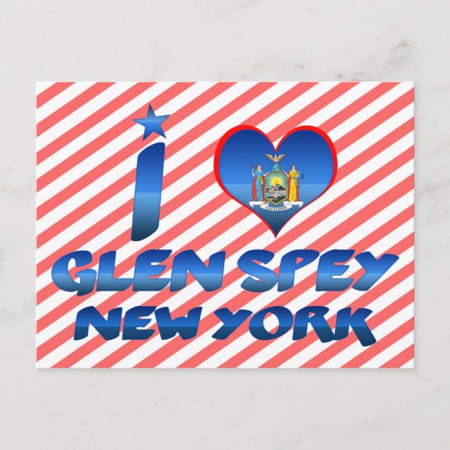 I kärlek Glen Spey, New York Vykort (Framsida)