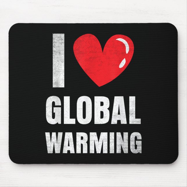 I Kärlek Global Warming Clothing Gift Climate Chan Musmatta (Framsidan)