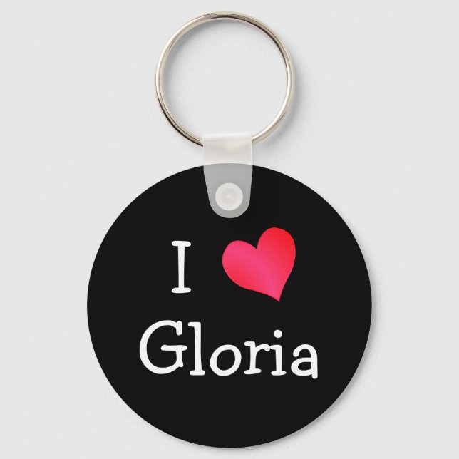 I Kärlek Gloria Nyckelring (Framsida)