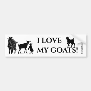 I kärlek Goat GYG Bildekal